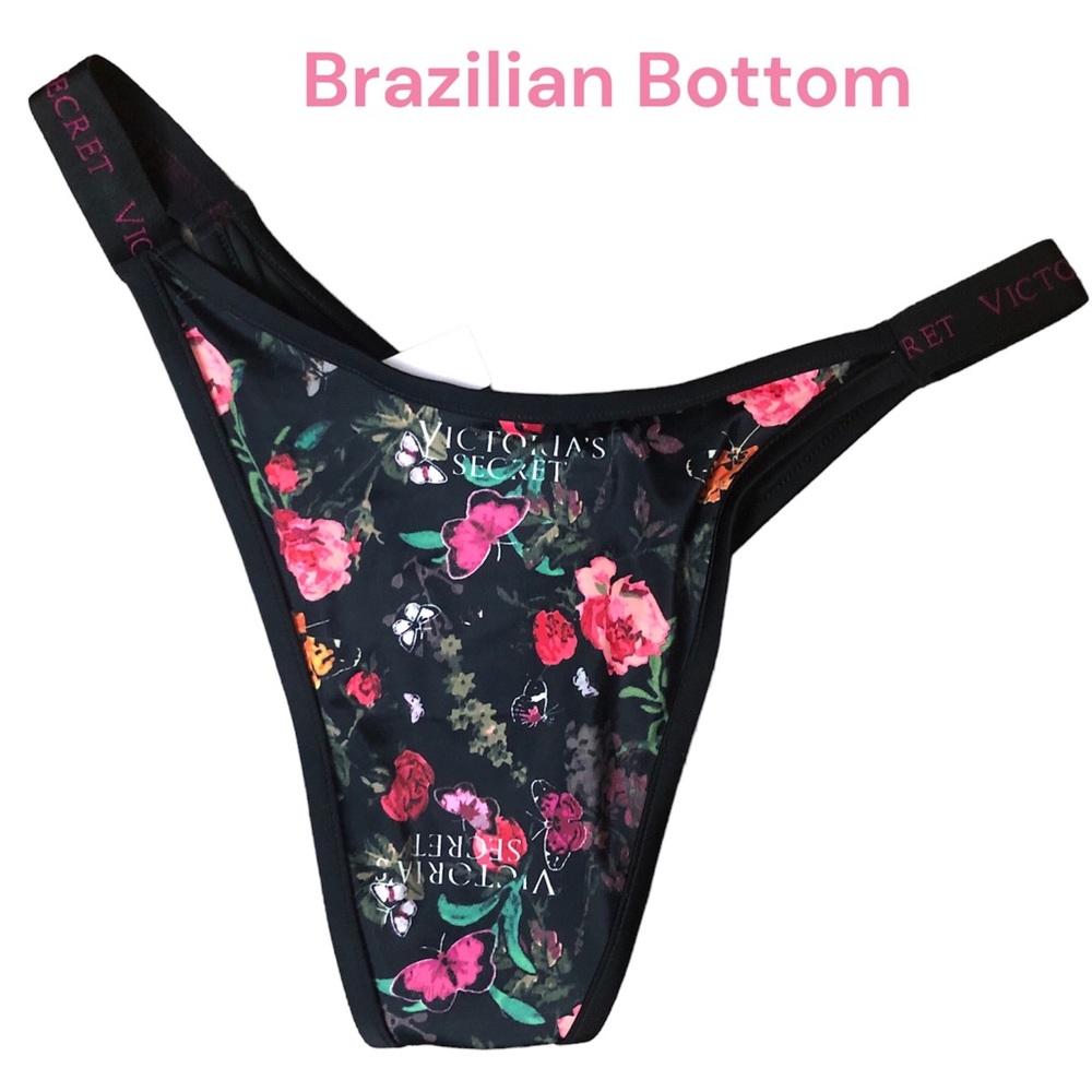 Victoria’s Secret Sydney Logo Brazilian Bikini Bottom L